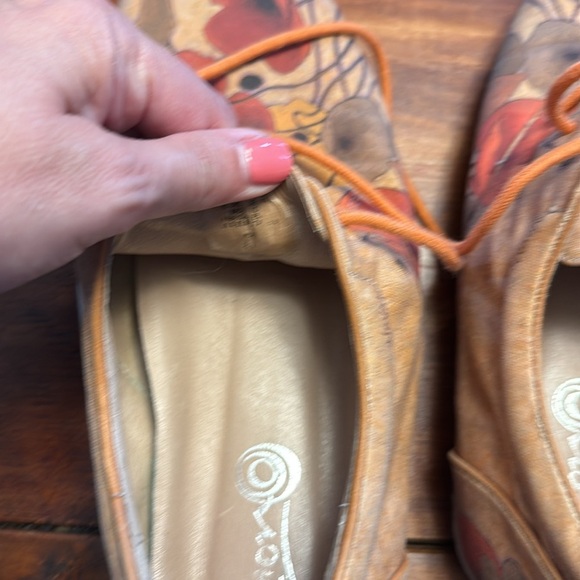 Icon Pumpkin Poppies Canvas Espadrille Sneakers Size 8.5 - Picture 8 of 8